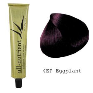 All-Nutrient Permanent Cream Hair Color - 4 EP Eggplant
